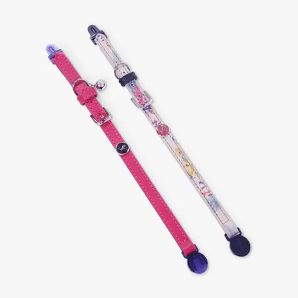Joules Cambridge Floral Cat Collar Twin Pack