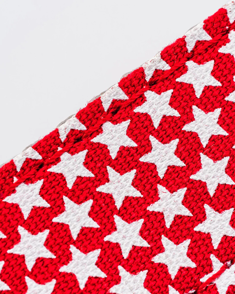 Hugo & Hudson Red Star Fabric Dog Collar - Image 3
