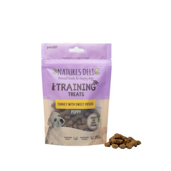 Natures Deli Puppy Training Treats Turkey With Sweet Potato 100g from Catdog Store