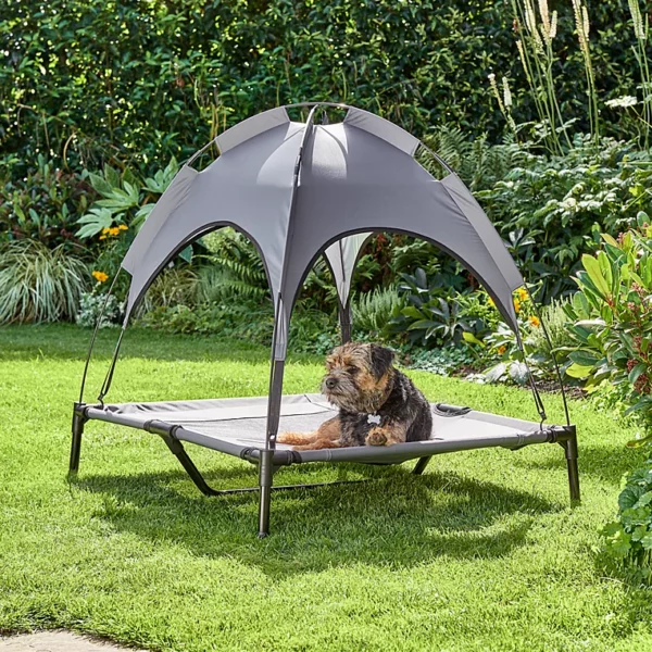 Grey Dog Bed Gazebo from CATDOG Store