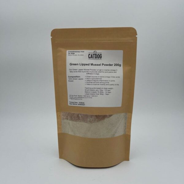 Green Lipped Mussel Powder - Joints and Mobility Support for Dogs and Cats